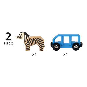 BRIO Zebra and Wagon 33967