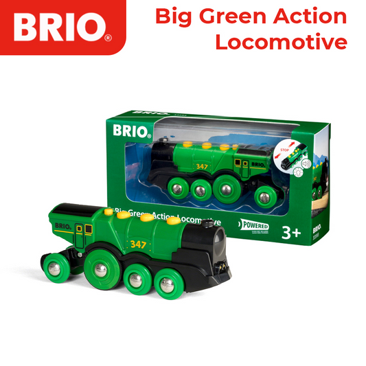 Brio Big Green Action Locomotive - 33593