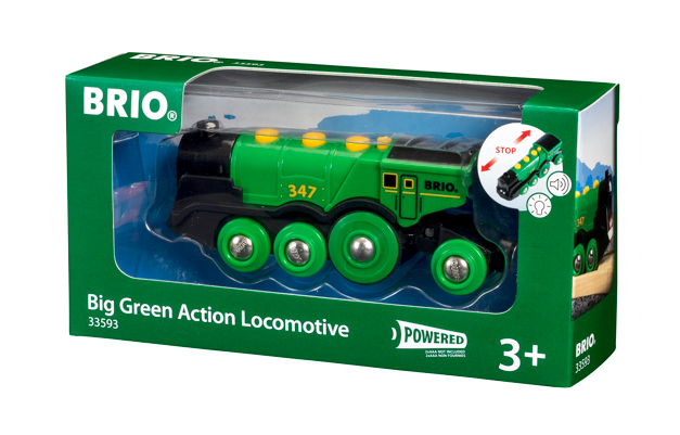 Brio Big Green Action Locomotive - 33593