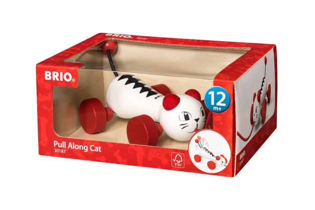 BRIO Pull-Along Cat Toy - 30187