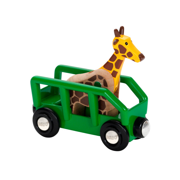 Brio Animal Giraffe and Wagon Toy / Kids Toys / Animal Toys - 33724