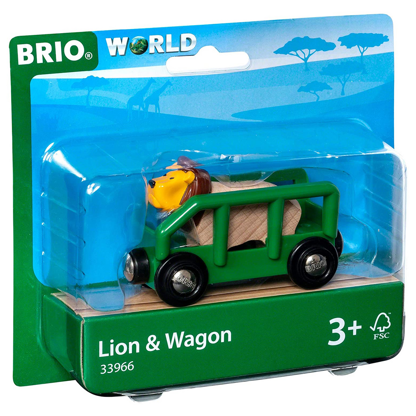 BRIO World Lion and Wagon - 33966