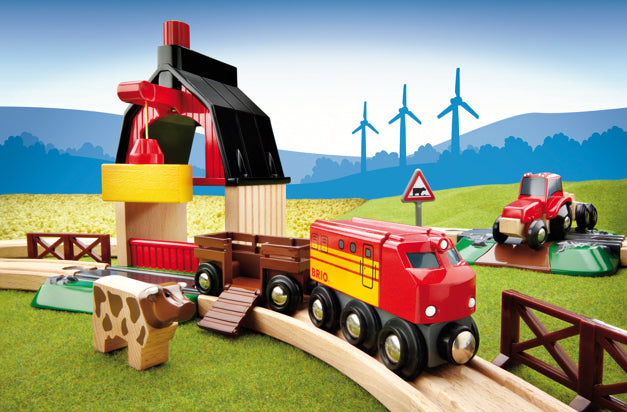 Brio Farm Railway Set / Kids Toys / Kids Vehicles Toys- 33719