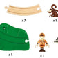 Brio Set Toy / Safari Starter Set Toy / Safari Animal Toys / TrainToys / Kids Toys - 33720