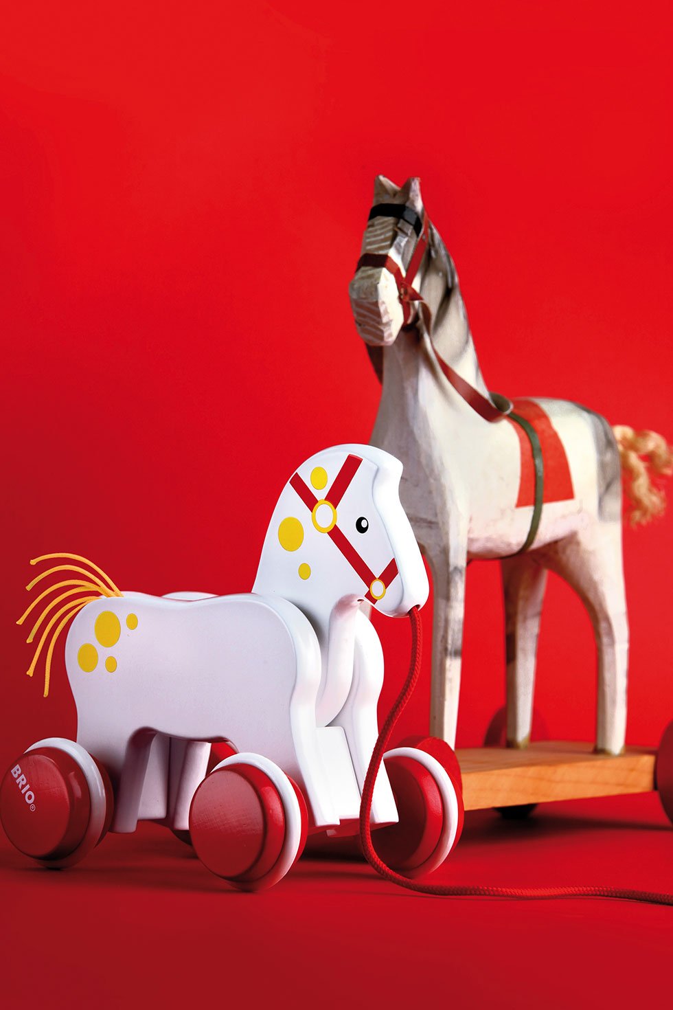 BRIO Pull Horse Toy Premium - 30216