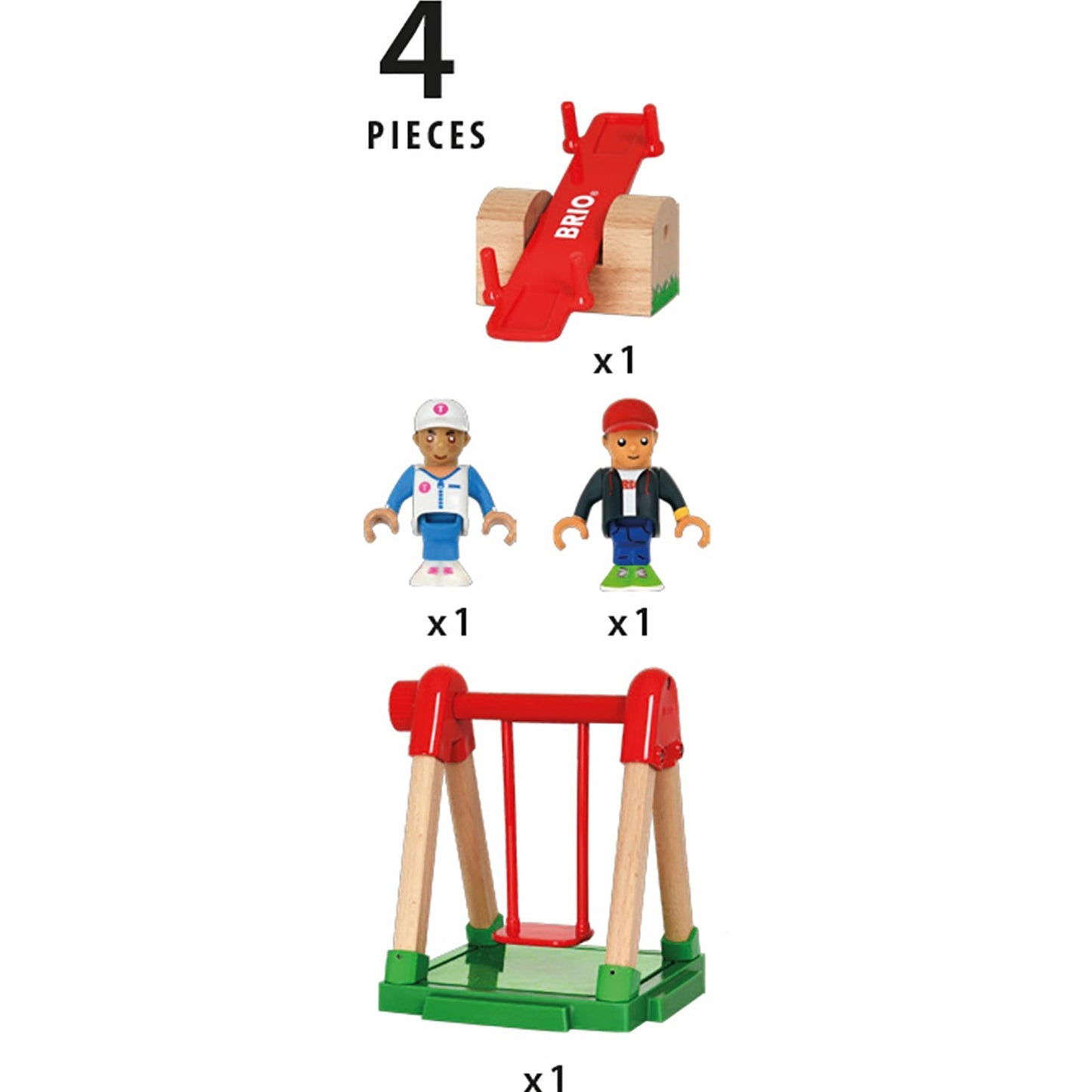 BRIO Village Playground - 33948 / Premium High Quality Toddler Toys