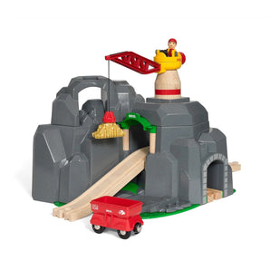 BRIO Crane and Mountain Tunnel - 33889 / Premium High Quality Toddler Toys