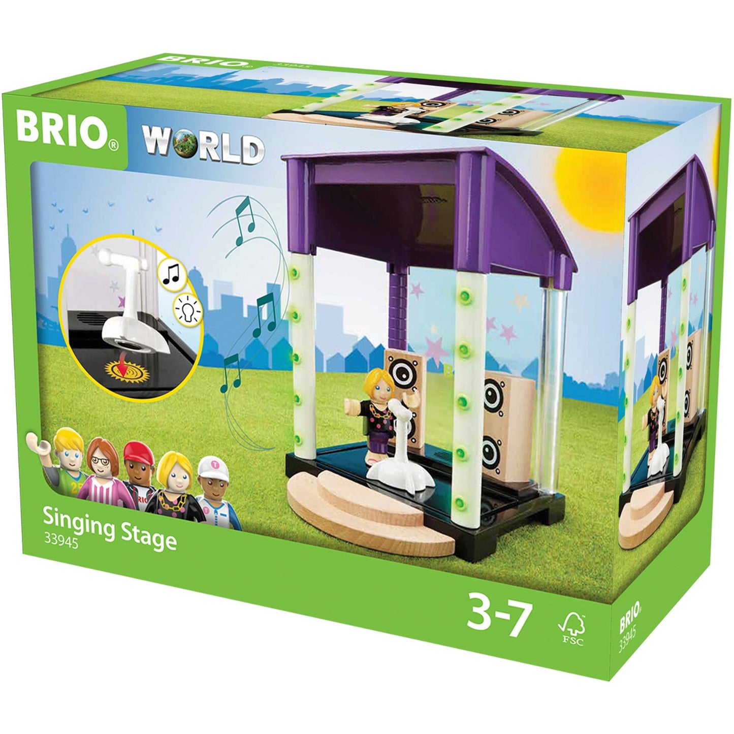 BRIO Village Singing Stage - 33945 / Premium High Quality Toddler Toys