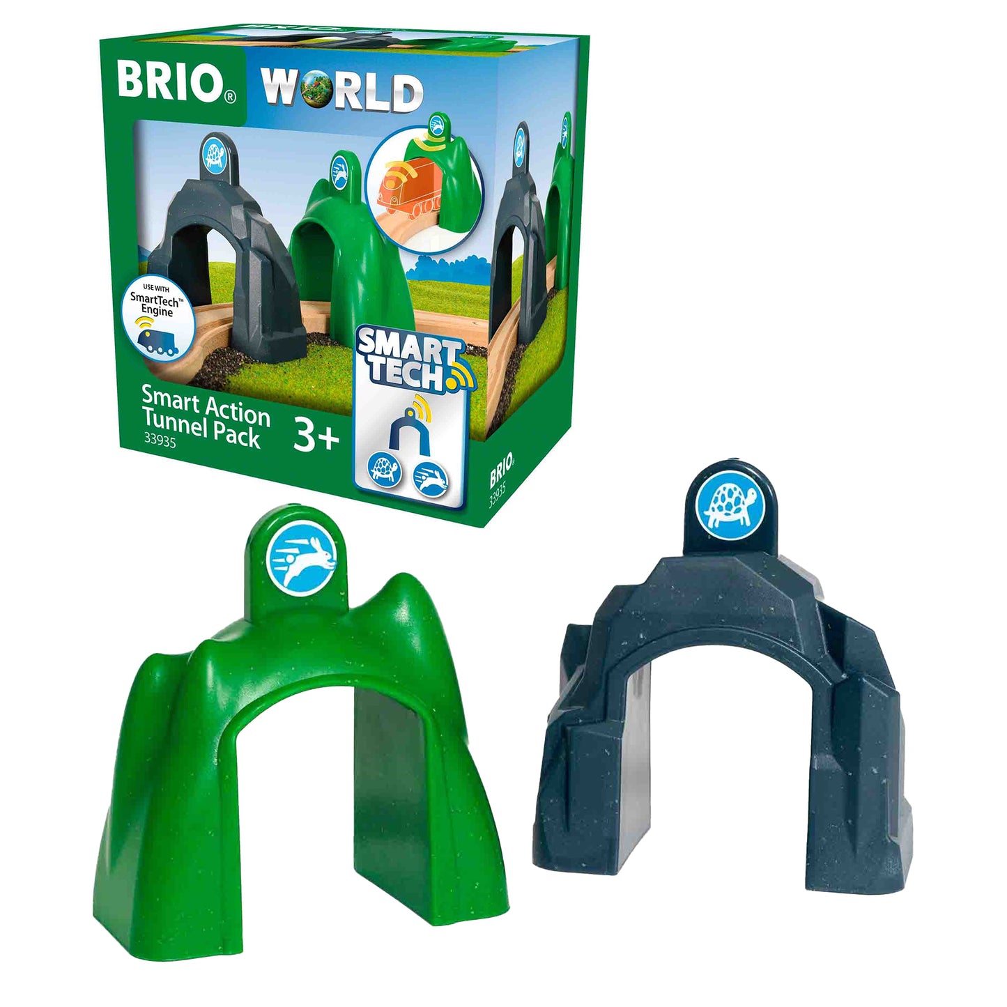 BRIO Smart Action Tunnel Pack - 33935 / Premium High Quality Toddler Toys