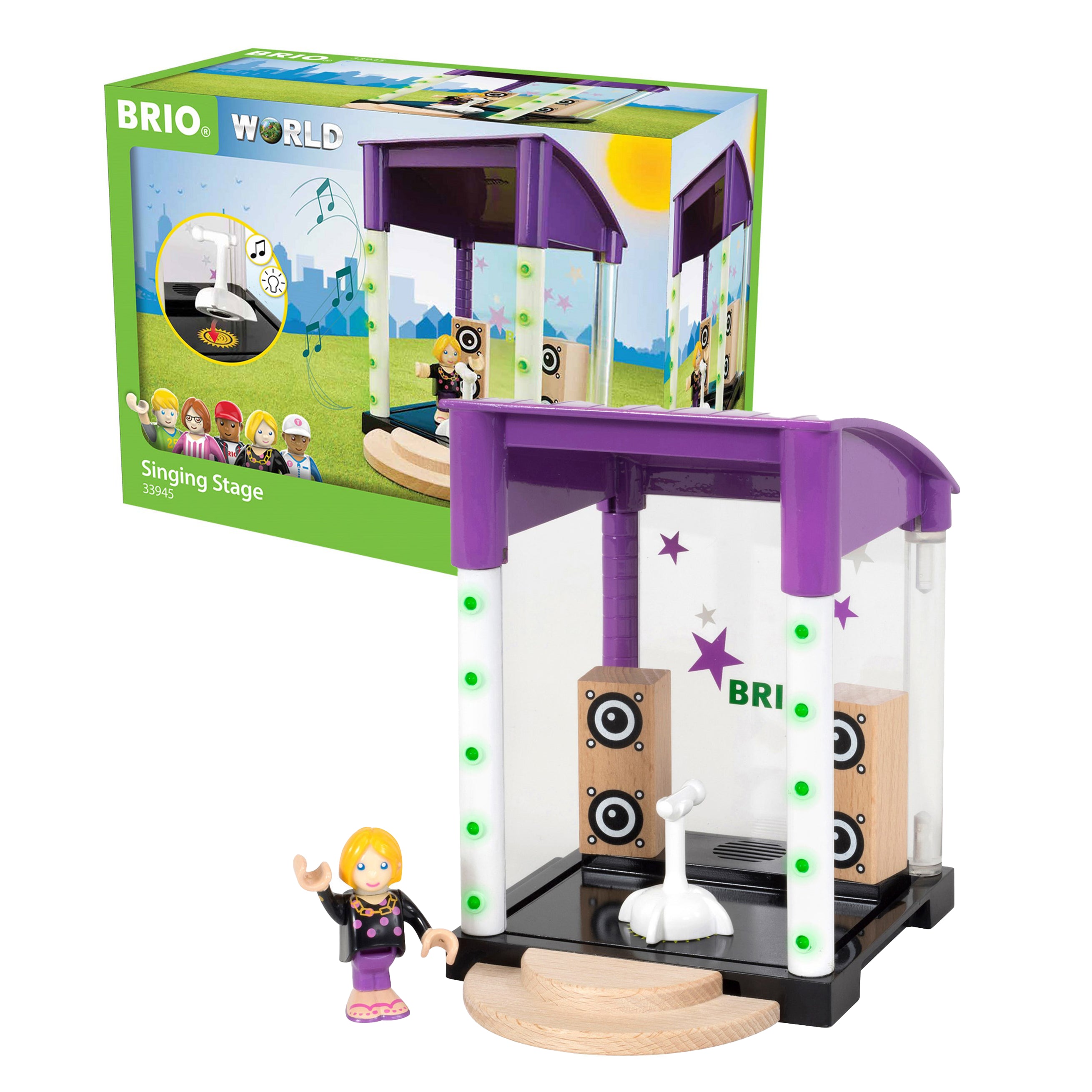 BRIO Village Singing Stage - 33945 / Premium High Quality Toddler