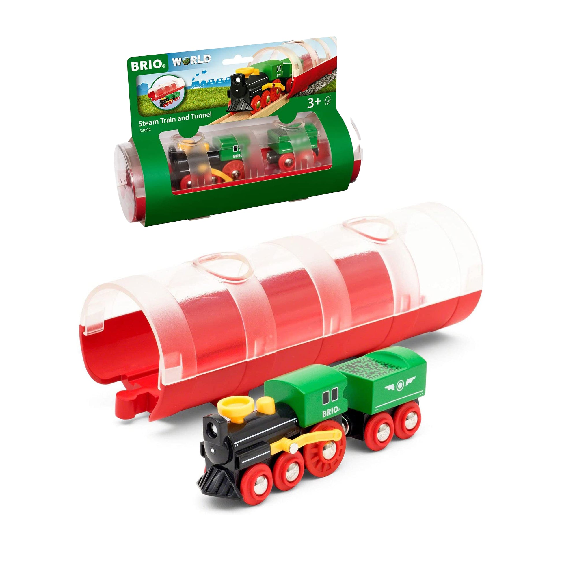 Sold at Auction: Brio 33192 Wooden Railway Train Set With Additional  Individual Pieces MINT
