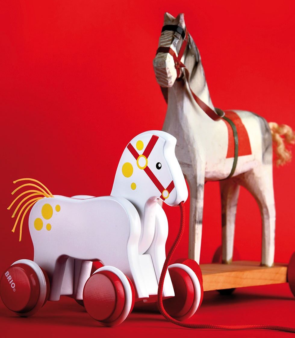 BRIO Pull Horse Toy Premium - 30216