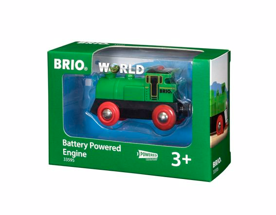 BRIO Battery Powered Engine Premium Wooden Train Toys