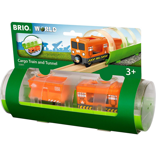 BRIO Cargo Train and Tunnel Vehicles Toys- 33891