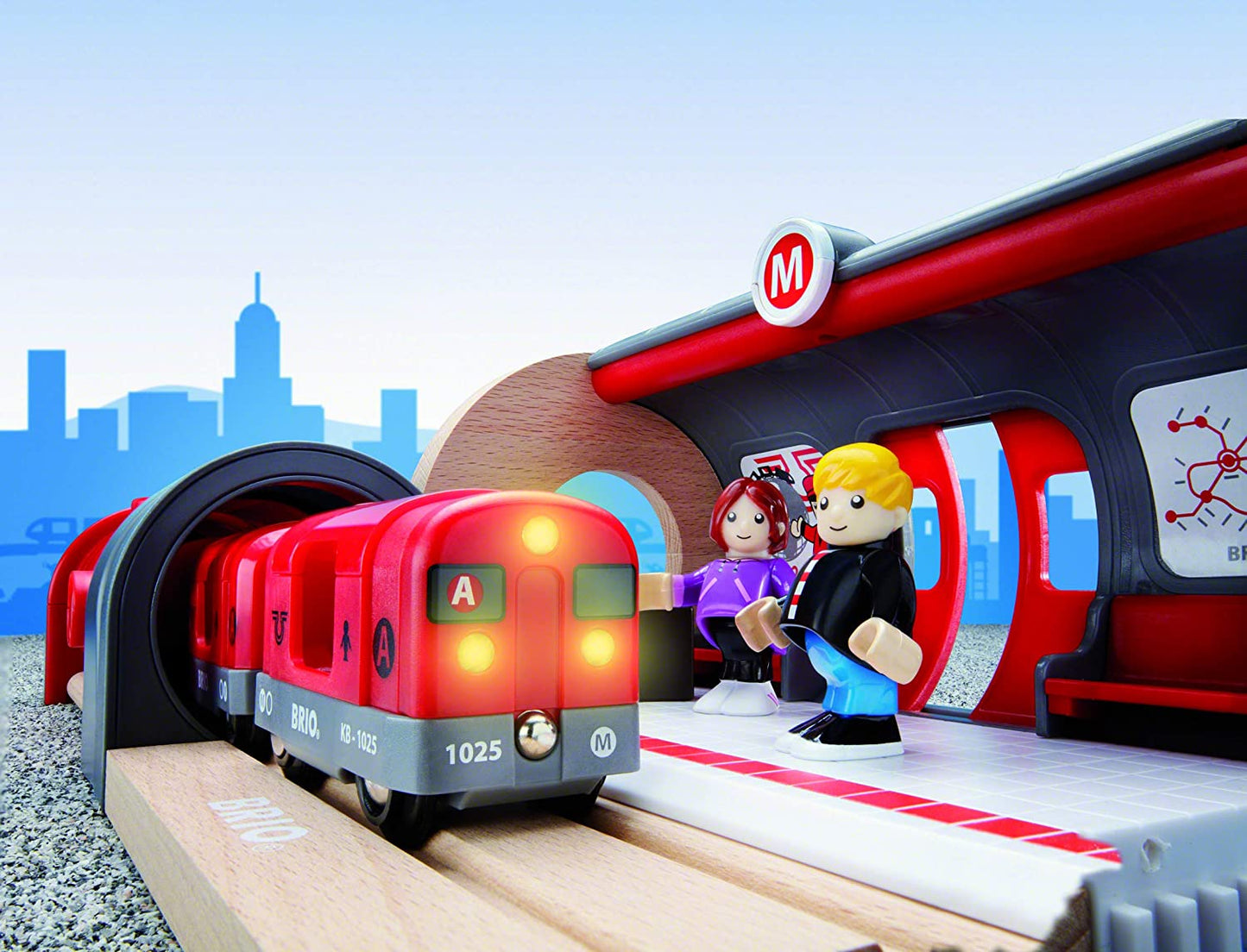 Brio Metro Railway Set Train Toy / Kids Toys / Kids Remote Toys - 33513