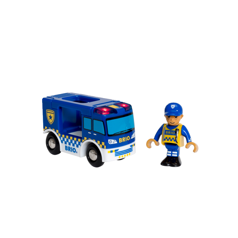 Brio Toy Premium Police Van Vehicles Toys - 33825