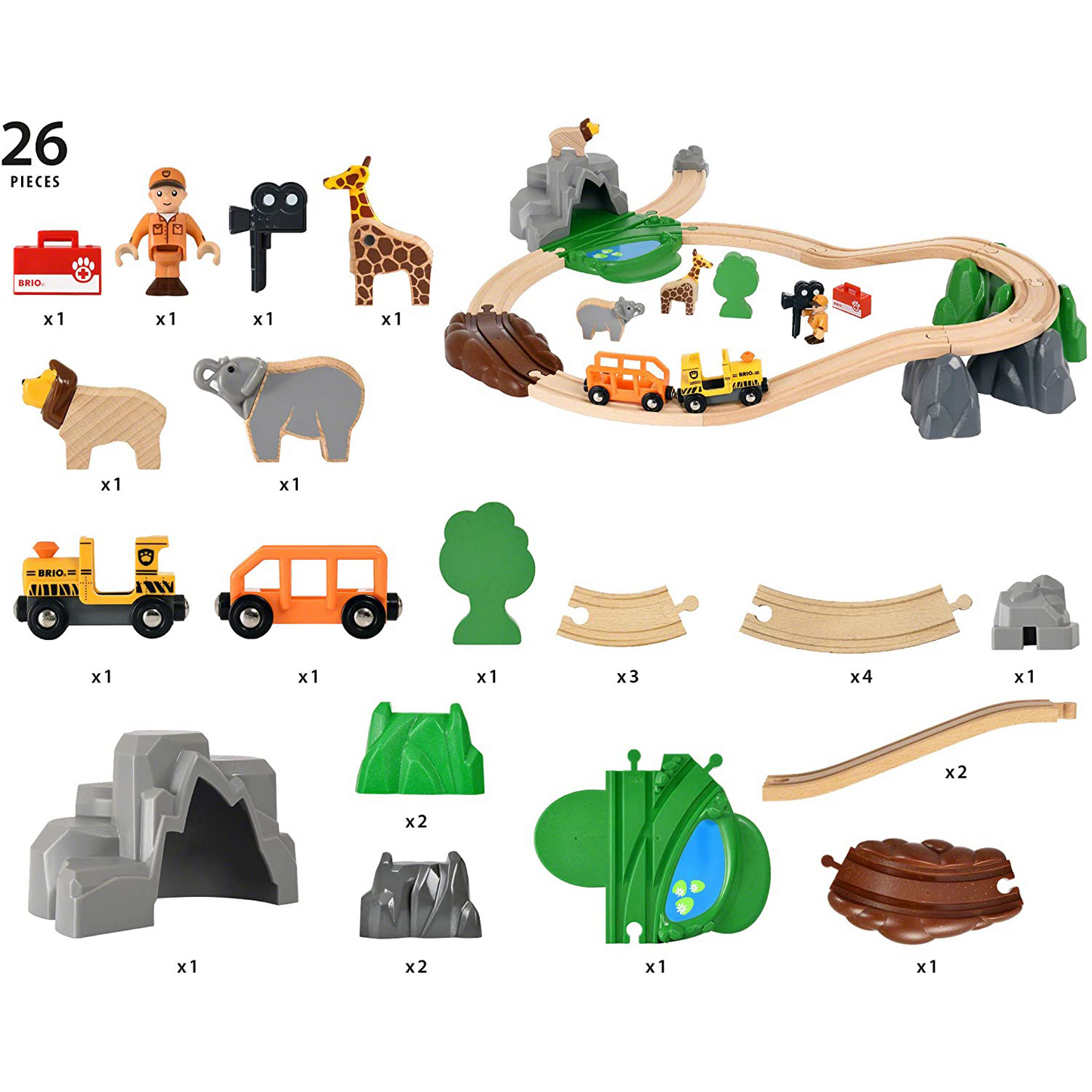 BRIO Safari Adventure Set - 33960