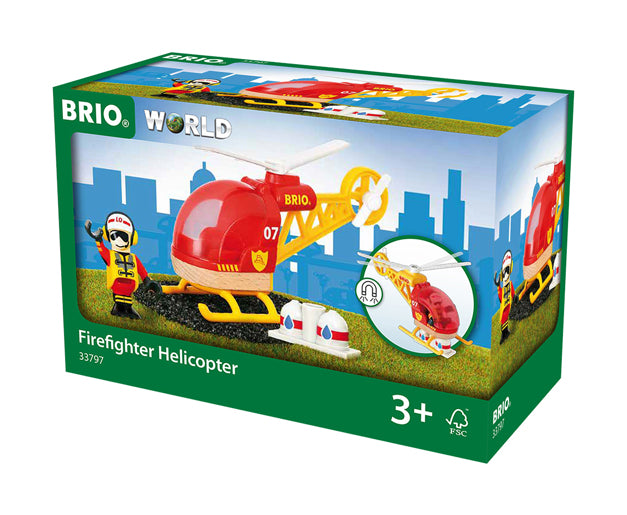 Brio Helicopter Firefighter Toy / Kids Toys / Toy Vehicles - 33797