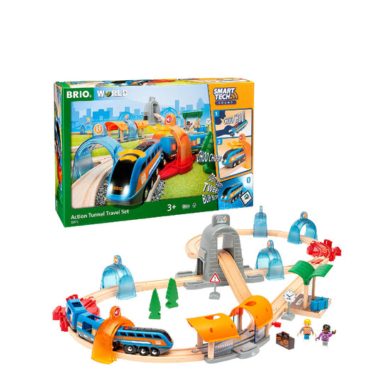 BRIO Action Tunnel Travel Set (Smart Tech Sound) - 33972