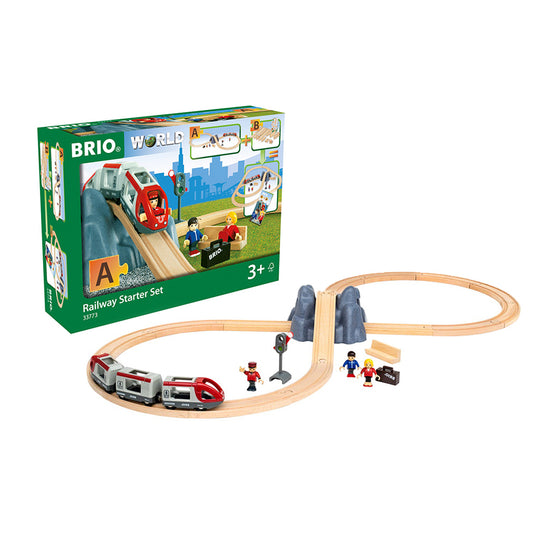 Brio Train Toy Railway Starter Set Premium Builder Toys - 33773