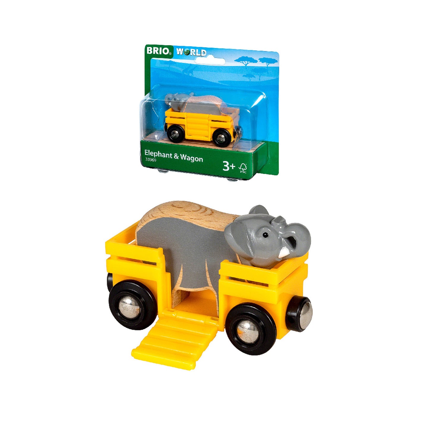 BRIO Elephant and Wagon - 33969